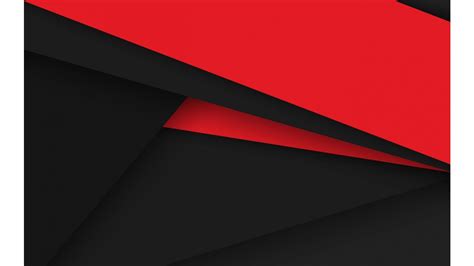Black And Red Material Design 1366x768 Wallpaper