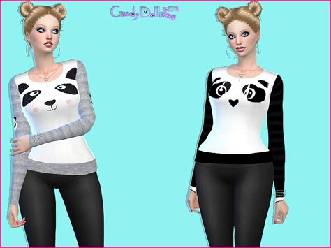 Candydolluks Candydoll Sweet Panda Sweaters All In One Photos