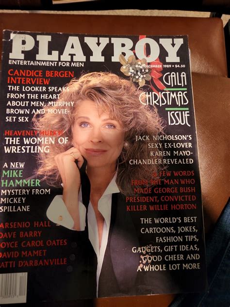 Playboy Magazine December 1989 Playmate Petra Verkaik Actress Karen