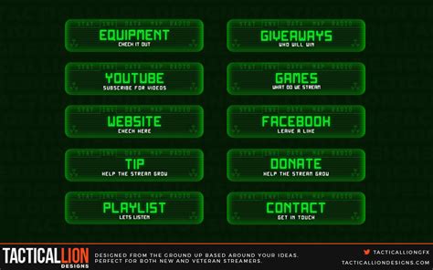 Tacticalliondesigns Twitch Graphics Overlays And Alerts Twitch
