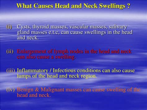Ppt Differential Diagnosis Of Head And Neck Swellings And Its