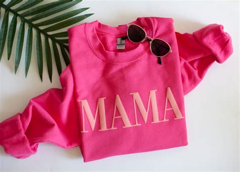 Mama Sweatshirt Mom T Pink Mama Sweatshirt Girl Mom Sweatshirt