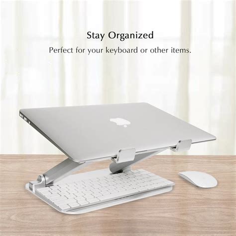 This unit is more stable since it has rubber feet with pads to avoid scratching your floors offer a firmer grip on slippery surfaces. Laptop Stand, Boyata Laptop Holder: Multi-Angle Stand with ...