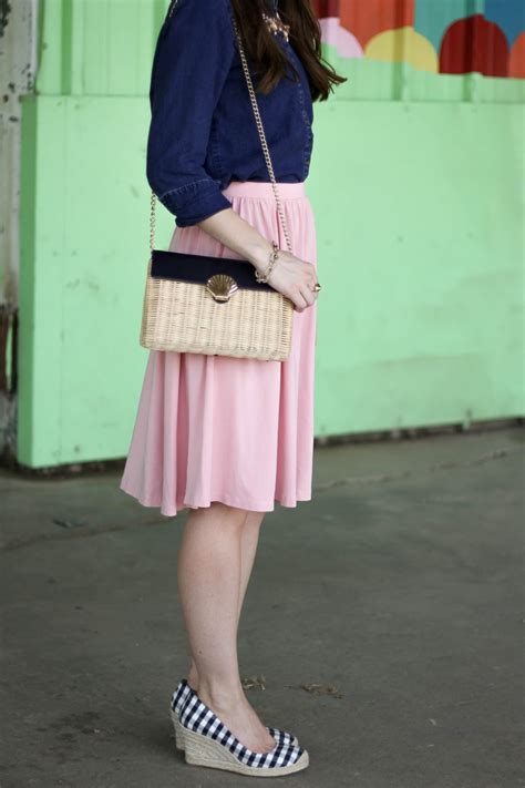 Pink Midi Skirt Caralina Style