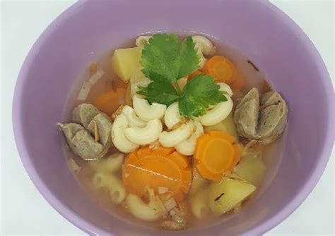 1.308 resep sayur sop sapi ala rumahan yang mudah dan enak dari komunitas memasak terbesar dunia! Easiest Way to Make Appetizing Sayur Sop Makaroni