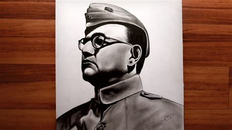 Netaji Subhash Chandra Bose Drawing Fine Arts Guruji YouTube