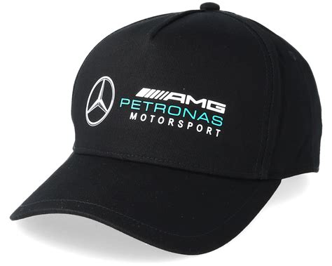 Racer Cap Black Adjustable Mercedes Caps
