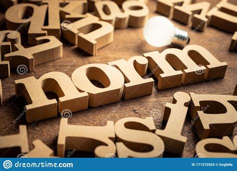 Norm Word Stock Image Image Of Create Letters Norm 171572925