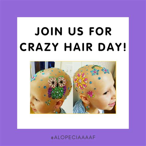 Crazy Hair Day Australia Alopecia Areata Foundation