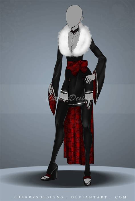 Dark Kimono By Ludedwolf On Deviantart