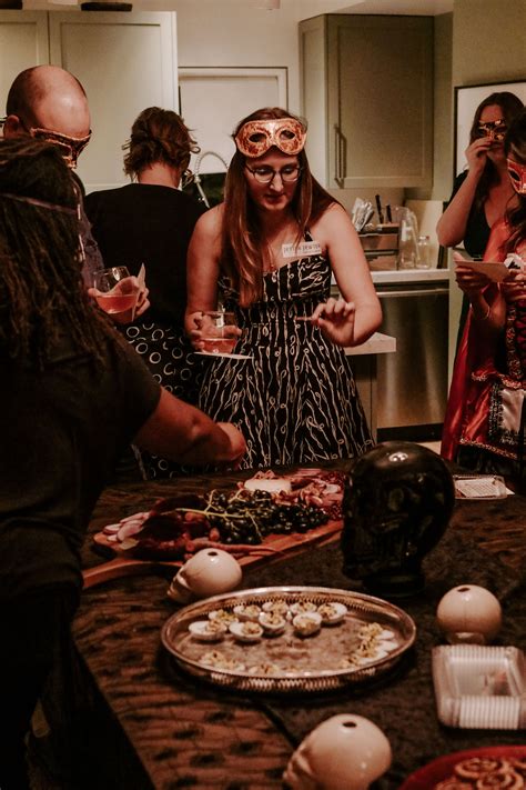 Halloween Murder Mystery Dinner Party W Carter Cooks — At The Lane
