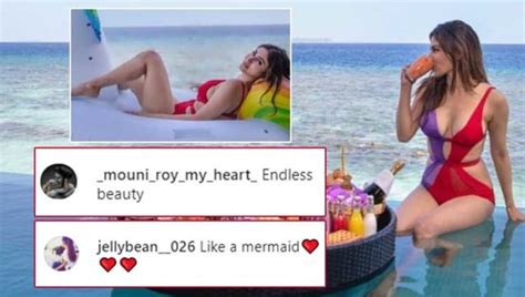Mouni Roy Flaunts Her Hot Bod As She Enjoys Pool Time In Maldives Fans