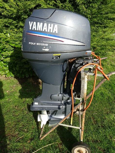 Yamaha 40 Hp Outboard Engine 4 Stroke Ptt Long Shaft Remote Controls