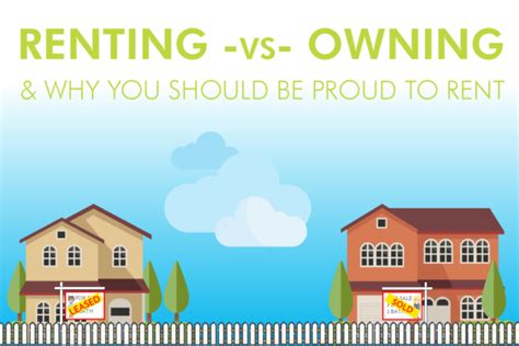 Renting Vs Owning And Why To Take Pride In Your Rental Infographic