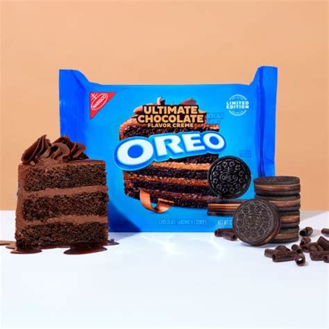 Oreo Ultimate Chocolate Flavor Creme Chocolate Sandwich Cookies Limited