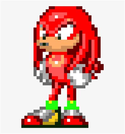 Sonic 3 And Knuckles Knuckles Sprite Free Transparent Png Download Pngkey