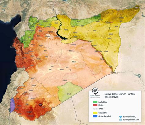 Suriye Son Durum Haritas Mart Stratejik Ortak