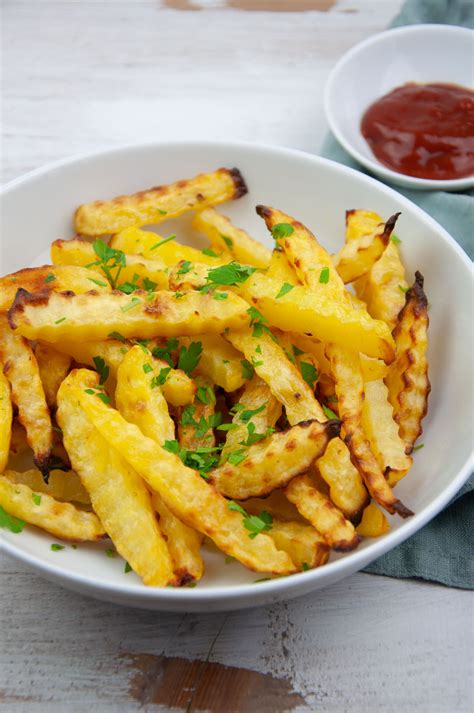 Homemade Crinkle Cut Fries Elephantastic Vegan