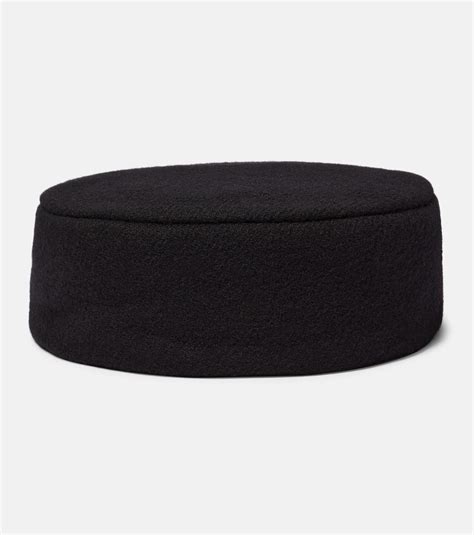 The Row Aeria Wool And Cashmere Blend Hat In Black Lyst