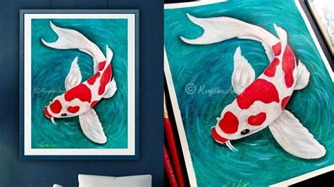 Step By Step Koi Fish Acrylic Painting Simple And Easy Acrylic