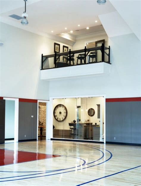 19 Modern Indoor Home Basketball Courts Plans And Designs