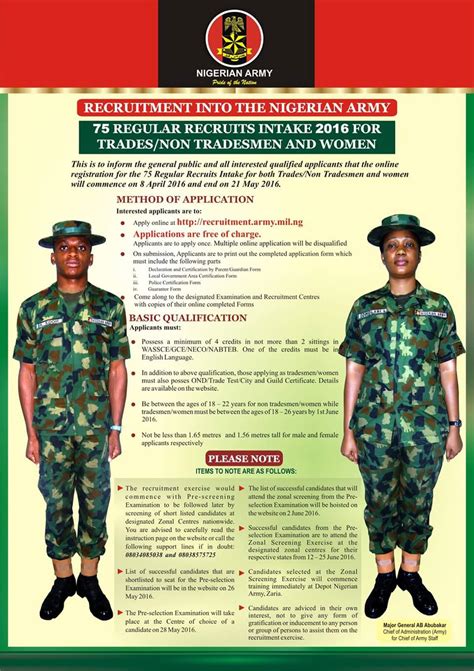Nigeria's military is the largest in west africa, but is significantly less capable than its size and equipment inventory would indicate. Recruitment Into Nigeria Army 75 Regular Intake Is On ...