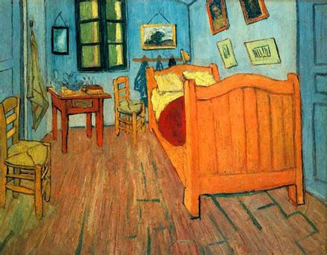 Art And Paintings Vincent Van Gogh The Bedroom In Arles 3 Versions