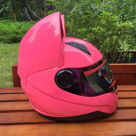 Both dot and ece certified, this stylish helmet provides maximum. Women Cat Ears Motorcycle Helmet - Bike Week Store