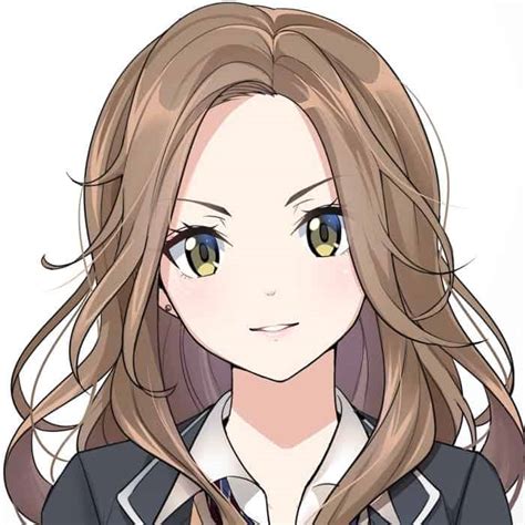 Anime Girl Light Brown Hair Telegraph