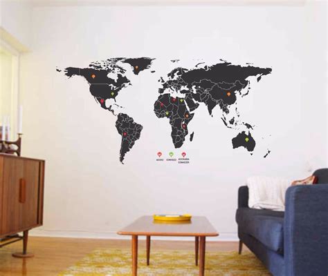 Mapa Mundi Gigante Papel De Parede Para Viajantes Mapa Mundi Mapa Images Sexiz Pix
