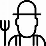Icon Farmer Outline Clipart Icons Transparent Iconsmind