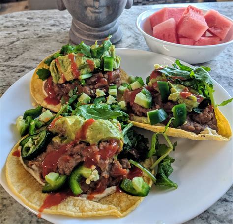 Simple And Delicious Tacos When You Dont Have Much Time 🌮🌱 Veganrecipes