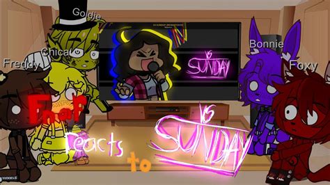 Fnaf Reacts To Vs Sunday Full Week Fnf Mod Friday Night Funkin