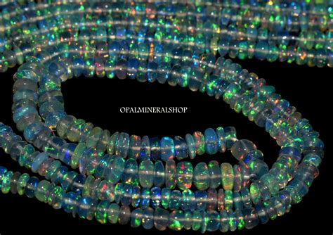 Aaa Natural Opal Beads Ethiopian Opal Beads 3 To 5 Mm Size Aaa Etsy