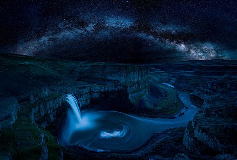 Night At Palouse Falls Photograph By Lydia Jacobs Fine Art America