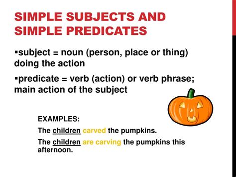 Prediates recipe / i got through that sentence like a subject and a predicate: PPT - Writing Sentences PowerPoint Presentation, free ...
