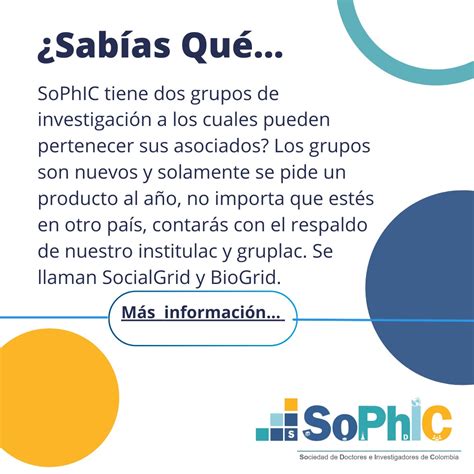 Servicios Beneficios E Info Grupos De Investigaci N Sophic