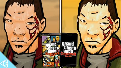 Grand Theft Auto Chinatown Wars Psp Vs Android Side By Side Youtube