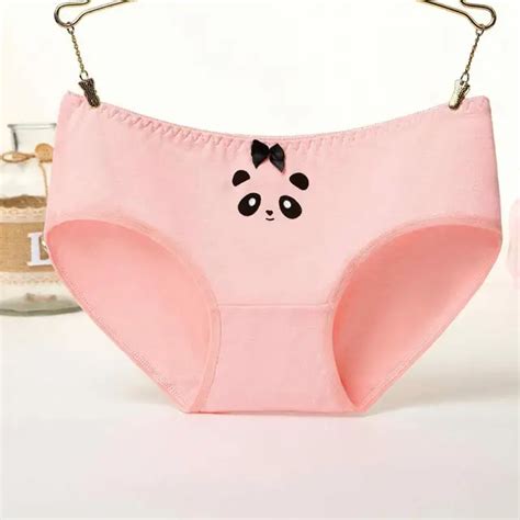 Buy Cotton Panties For Women Panda Print Underwear Gril Briefs Sexy Lingerie