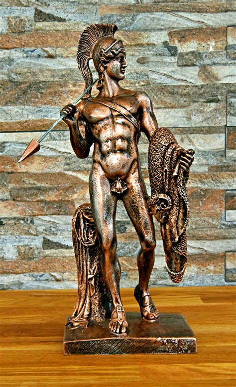Ares God Statue Greek Mythology Trinket Handmade 30cm Large Etsy