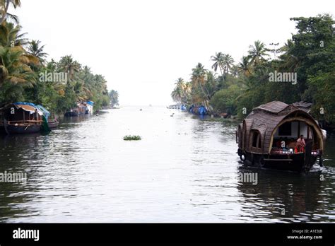 Backwaters Kerala India Stock Photo Alamy