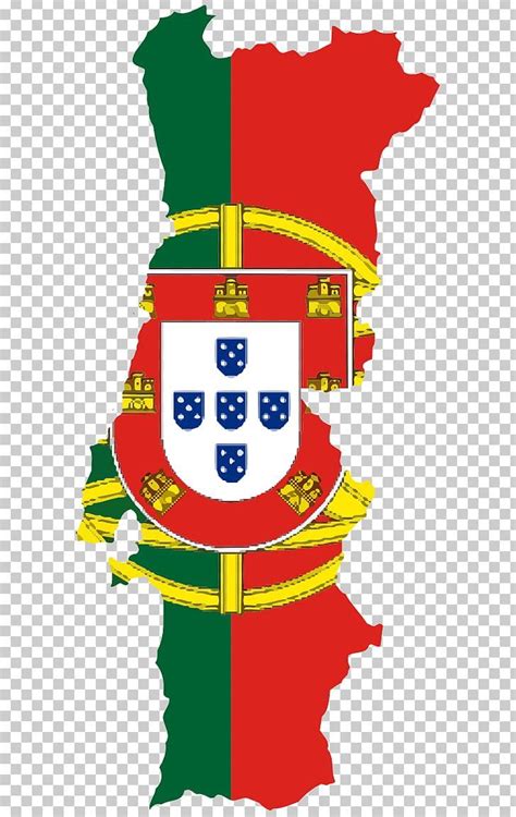 Portugal Flag Map