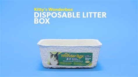 Kittys Wonderbox Disposable Litter Box 3 Count