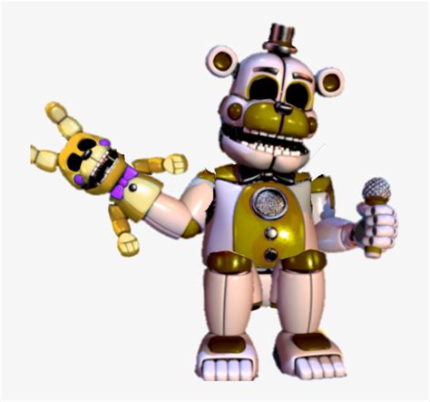 Download Transparent Funtime Golden Freddy By Fnaflocation1987 On