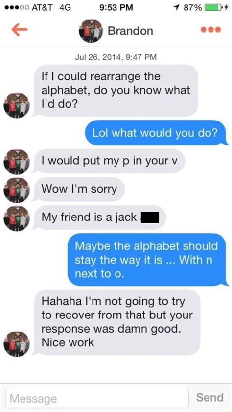 20 Hilarious Tinder Conversations That Had To Be Screenshotted Diply Funny Dating Profiles