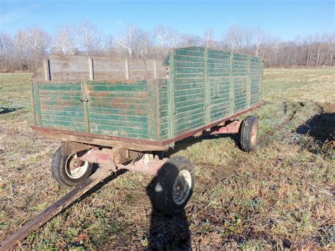 Flatbed Hay Wagon Farm Equipment Pinterest