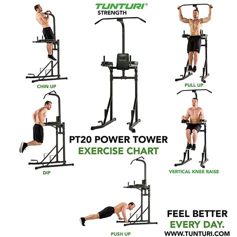 Power Tower Pt20 Pull Up Station Dip Station Fitness Station
