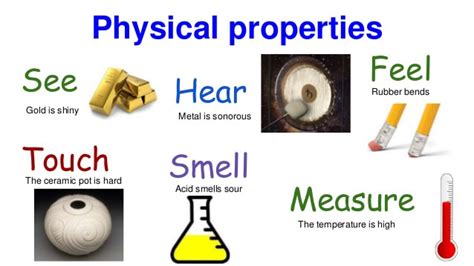 Examples Of Physical Properties : Physical properties of matter ...