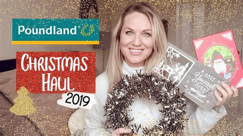 Poundland Haul Christmas 2019 Youtube