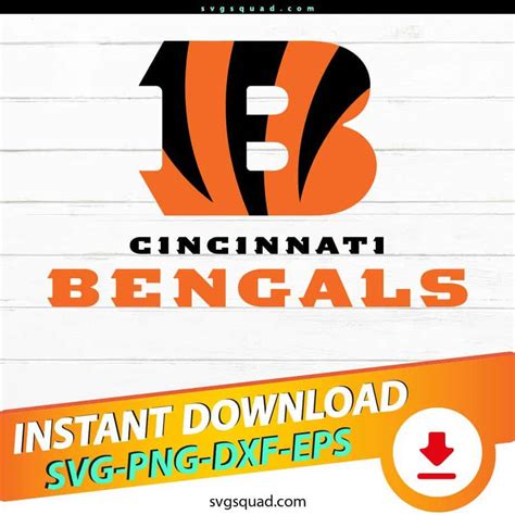Bengal Tiger Svg Png Eps Dxf Football Logo Digital Cincinnati Bengals